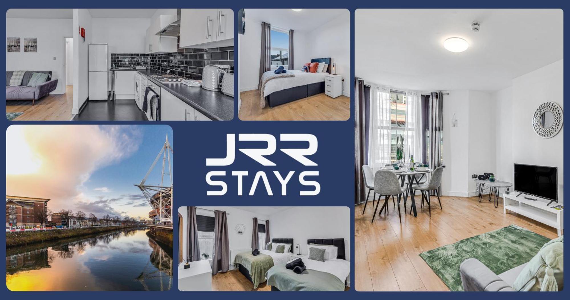 Cardiff Stylish 2 Bedroom Sleeps 6 Wi-Fi - Jrr Stays Kültér fotó